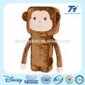 Animal style children safety belt monkey plush toy seat belt